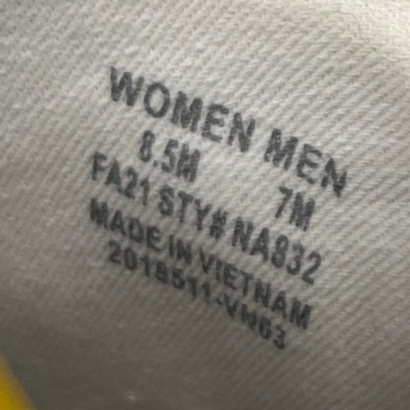 Madewell Women Running Sneakers Shoes Burgundy Cream Yellow Blue Size 8.5‎ - Picture 5 of 8